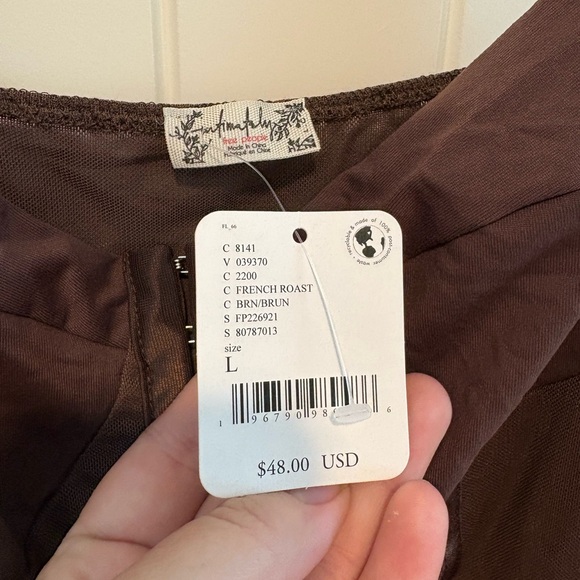 NWT Free People Corset Bodysuit - Picture 3 of 5